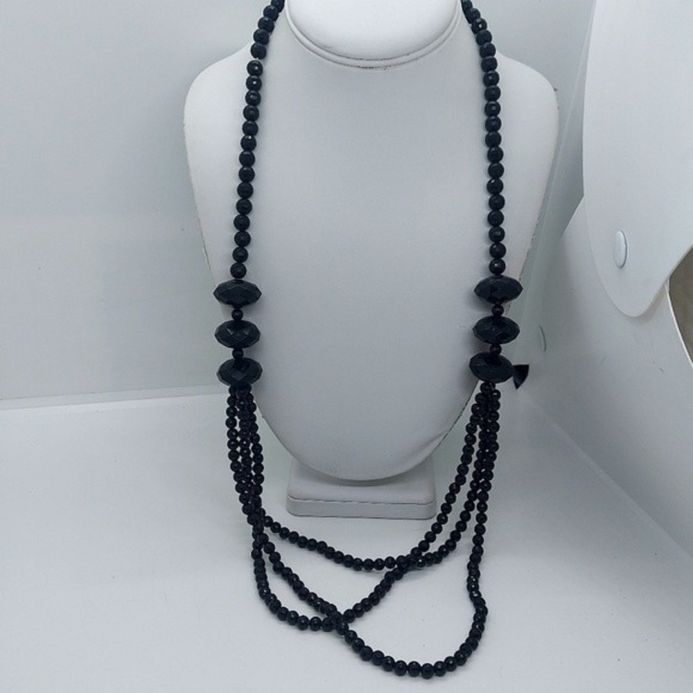 Disney black‎ acrylic beads necklace